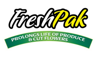 FRESHPAK PROLONGS LIFE OF PRODUCE & CUT FLOWERS logo