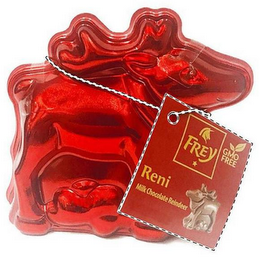 FREY GMO FREE RENI MILK CHOCOLATE REINDEER logo