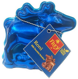 FREY GMO FREE RONI MILK CHOCOLATE REINDEER logo