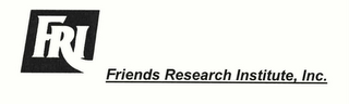 FRI FRIENDS RESEARCH INSTITUTE, INC. logo