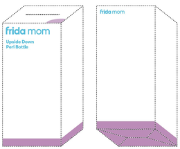 FRIDA MOM UPSIDE DOWN PERI BOTTLE FRIDA MOM logo