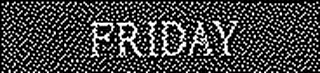 FRIDAY logo