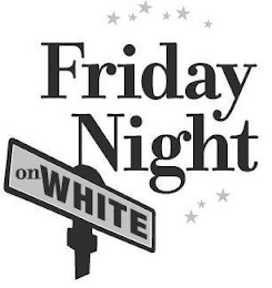 FRIDAY NIGHT ON WHITE logo