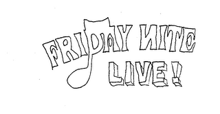 FRIDAY NITE LIVE! logo
