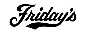 FRIDAY'S logo