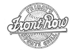 FRIDAY'S FRONT ROW SPORTS GRILL logo