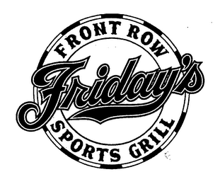 FRIDAY'S FRONT ROW SPORTS GRILL logo