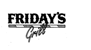 FRIDAY'S GRILL logo