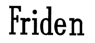 FRIDEN logo