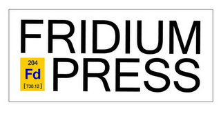 FRIDIUM PRESS FD 204 [730.12] logo
