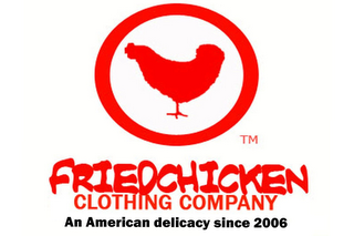 FRIEDCHICKEN CLOTHING COMPANY AN AMERICAN DELLCACY SINCE 2006 logo