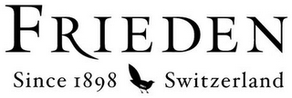 FRIEDEN SINCE 1898 SWITZERLAND logo