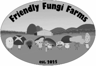 FRIENDLY FUNGI FARMS EST. 2025 logo