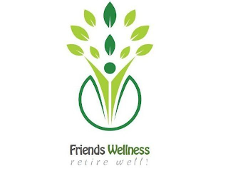 FRIENDS WELLNESS RETIRE WELL! logo