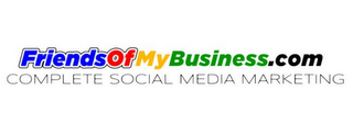 FRIENDSOFMYBUSINESS.COM COMPLETE SOCIAL MEDIA MARKETING logo