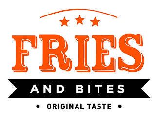 FRIES AND BITES · ORIGINAL TASTE · logo