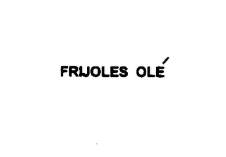 FRIJOLES OLE logo