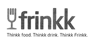 FRINKK THINKK FOOD. THINKK DRINK. THINKK FRINKK. logo