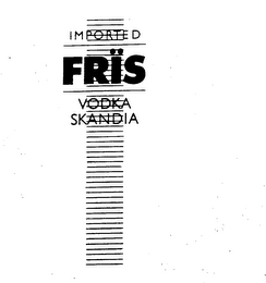 FRIS IMPORTED VODKA SKANDIA logo