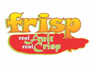 FRISP REAL FRUIT REAL CRISP logo