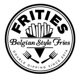 FRITIES BELGIAN STYLE FRIES DOUBLE DIPPING SINCE 2014 logo