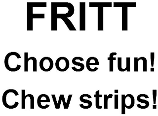 FRITT CHOOSE FUN! CHEW STRIPS! logo
