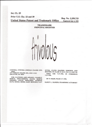 FRIVOLOUS logo