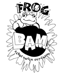 FROG BAM ALGAE KNOCK OUT CHAMP logo