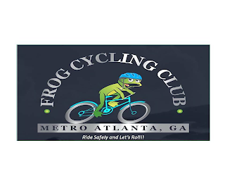 FROG CYCLING CLUB METRO ATLANTA, GA RIDE SAFETY AND LET'S ROLL!! logo