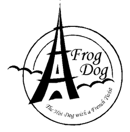 FROG DOG, THE HOT DOG WITH A FRENCH TWIST logo