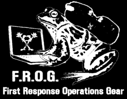 F.R.O.G. FIRST RESPONSE OPERATIONS GEAR logo