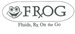 FROG FLUIDS, RX ON THE GO logo