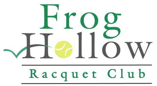 FROG HOLLOW RACQUET CLUB logo