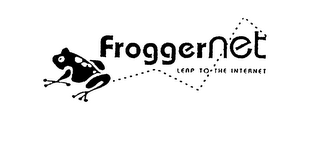 FROGGERNET LEAP TO THE INTERNET logo