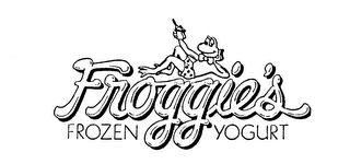 FROGGIE'S FROZEN YOGURT logo