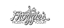 FROGGIE'S FROZEN YOGURT logo