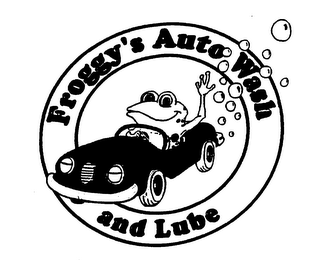 FROGGY'S AUTO WASH AND LUBE logo