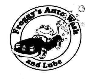 FROGGY'S AUTO WASH AND LUBE logo
