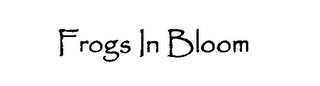 FROGS IN BLOOM logo