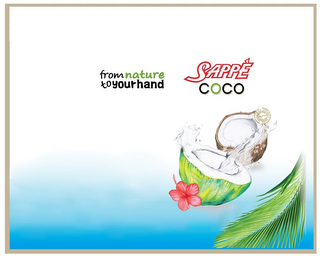 FROM NATURE TO YOUR HAND SAPPE COCO logo