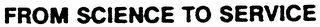 FROM SCIENCE TO SERVICE logo