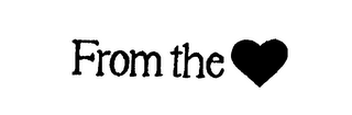 FROM THE logo