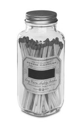 FROM THE COLLECTION OF SKEEM CANDLES 525 STRIKE HERE LONG BURN SAFETY MATCHES STRIKE ON BOTTLE MADE IN THE U.S.A MATCH 60 COUNT logo