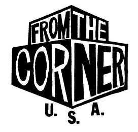 FROM THE CORNER U.S.A. logo