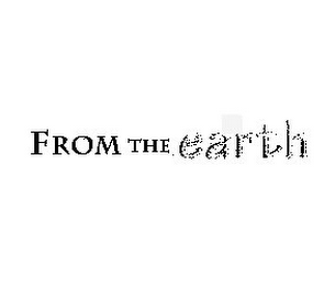 FROM THE EARTH logo