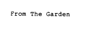FROM THE GARDEN logo