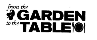 FROM THE GARDEN TO THE TABLE logo