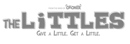 FROM THE MIND OF OKONER THE LITTLES GIVE A LITTLE. GET A LITTLE. logo