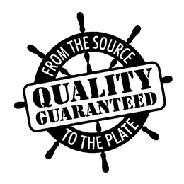 FROM THE SOURCE TO THE PLATE QUALITY GUARANTEED logo