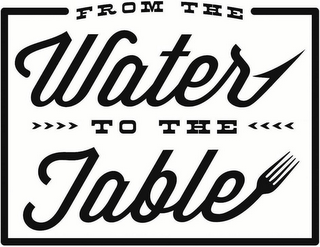 FROM THE WATER TO THE TABLE logo